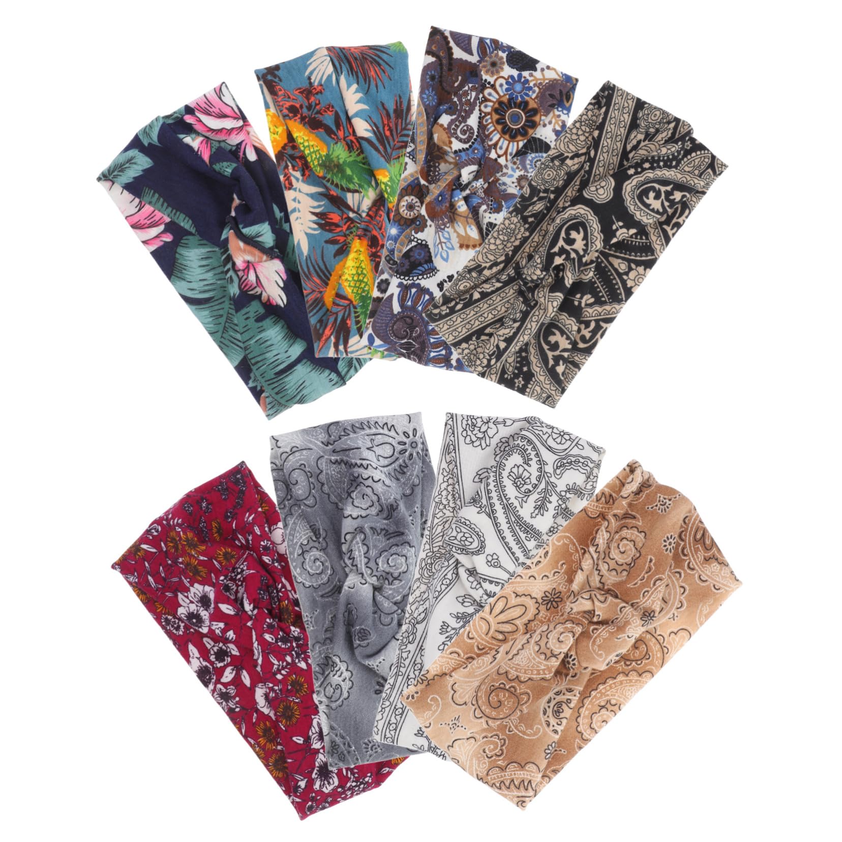Healeved Yoga-Stirnband Schweißabsorbierendes Stirnband Elastisches Yoga Kopfband Breathable breites Haarband Schweißbänder für Männer Fitness-Stirnbänder Stoff