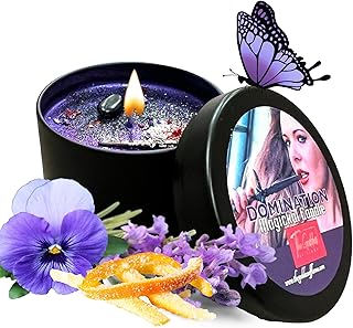 Domination Spiritual Candle to Dominate any person or situation | All Natural & Organic Coconut Wax Candle for House Energy Cleansing Purification, Chakra Healing & Manifestation (Small 4oz)