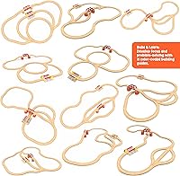 Vista 4 de 100-Piece Orbrium Juguetes triple-loop Conjunto tren de madera se adapta Thomas Brio Chuggington