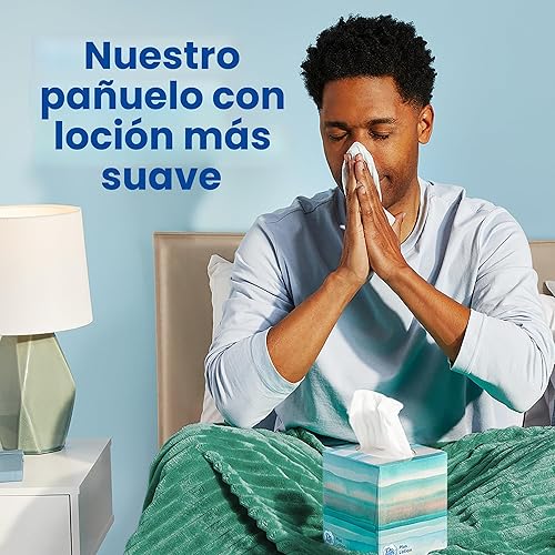 Miniatura 3 de Puffs Plus Loción Facial Tissue, 4 cajas Mega Cubo, 72 pañuelos por caja, alergias y resfriados