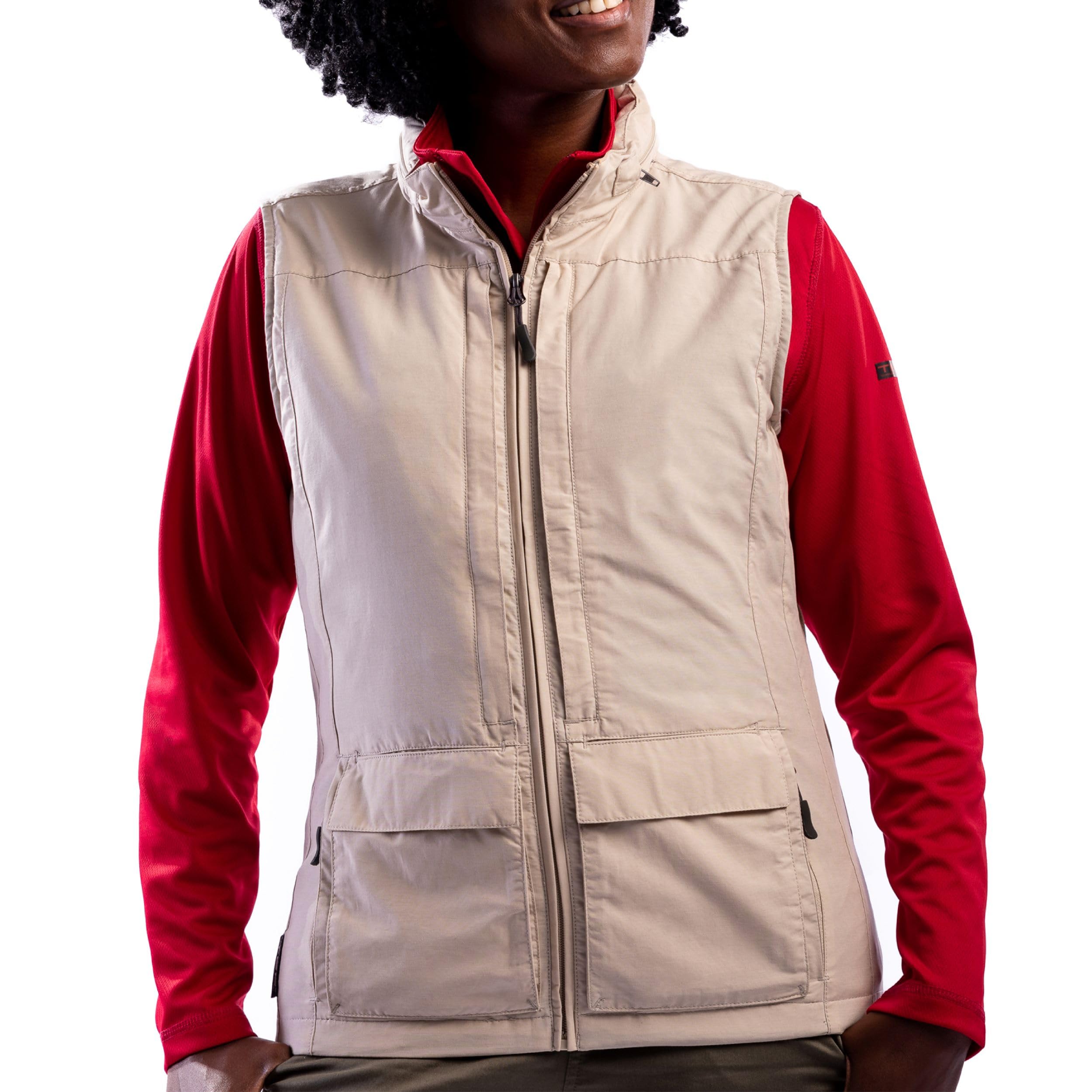 SCOTTeVEST Q.U.E.S.T Vest for Women - 42 Hidden Pockets - Water Repellent for Travel & More