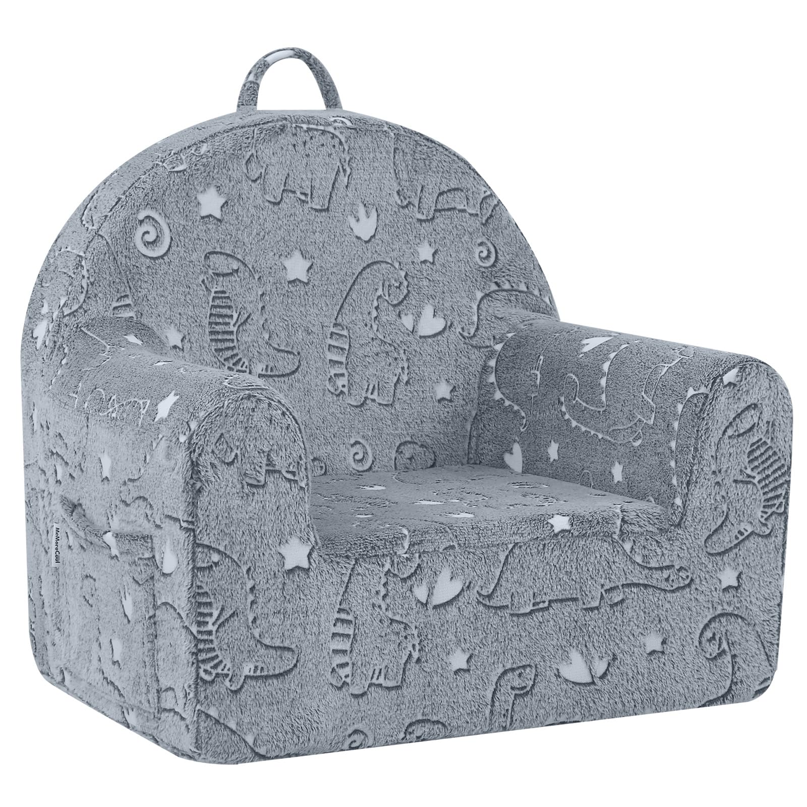 MeMoreCool Kids Sofa Couch, Soft Plush Toddler Chair Comfy Baby Armchair