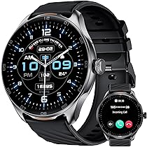OUKITEL Smartwatch Uomo Donna, 1.39″ Orologio Smartwatch con Effettua, Risposta Chiamate, 100+Modalità Sportive Impermeabile IP68, Smart Watch con Monitoraggio del Sonno, SpO2, Contapassi per IOS, Android