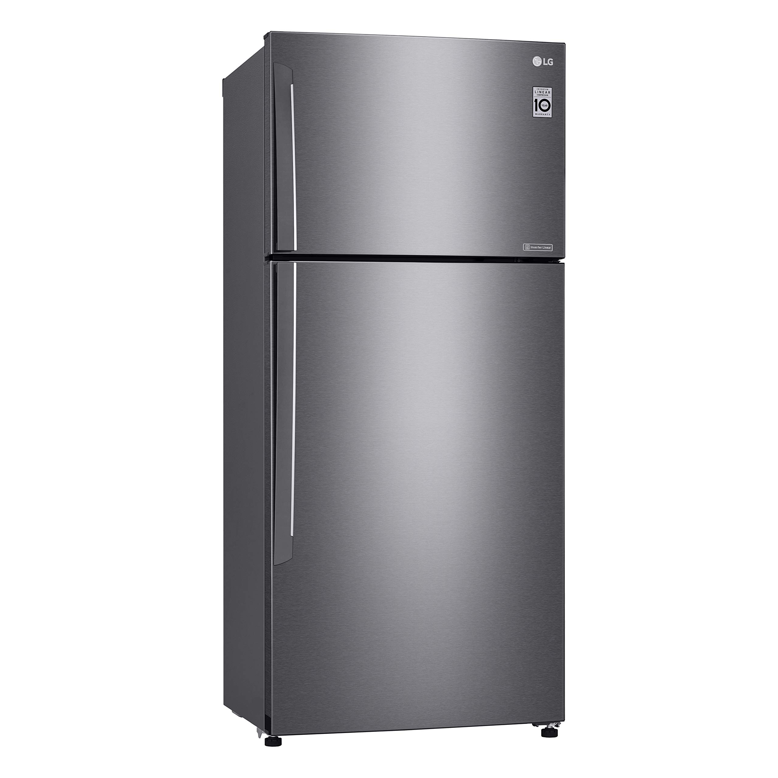 Lg 509 Liters Top Mount Refrigerator With Inverter Linear Compressor Dark Graphite Color 1 Year Warranty Gn C782hqcu Buy Online At Best Price In Uae Amazon Ae