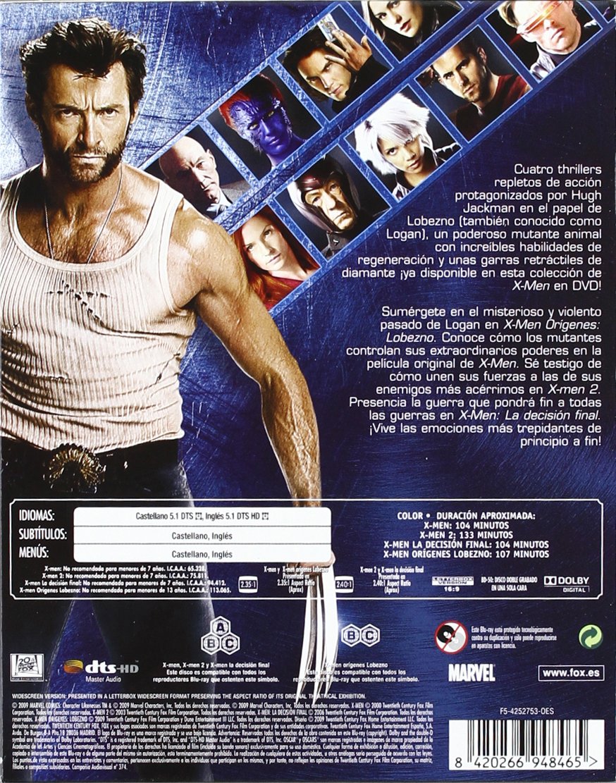 Image secondaire de X-Men Quadrilogy [Blu-Ray] [Import]