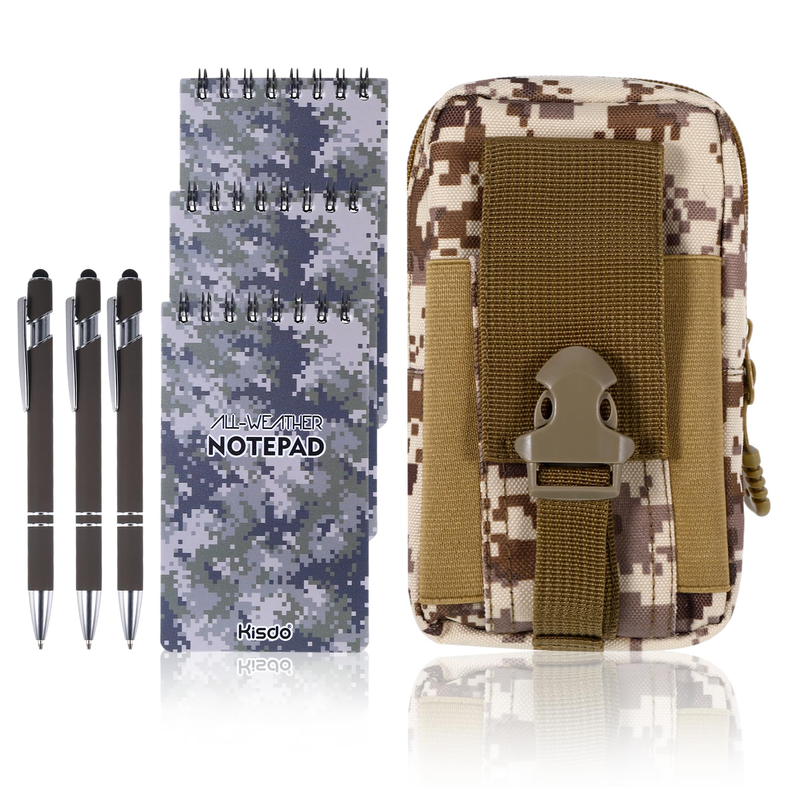 Cahier imperméable bloc-notes tout temps de poche petit format avec stylo étanche - 8