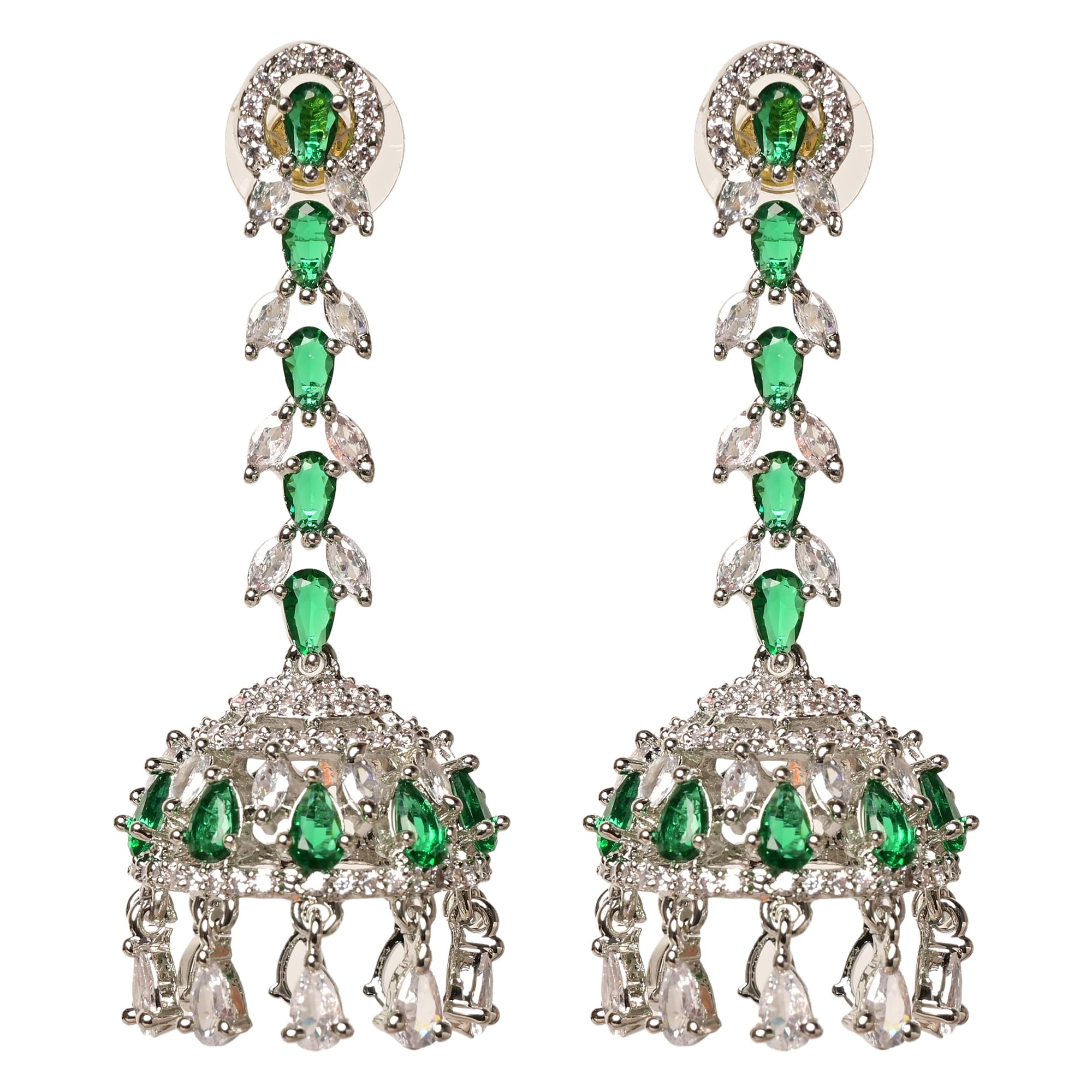 Jewellity Blue AD Jhumki/hangings/danglers/Designer Drop Earrings Gift For Girls/Women ERA-794 (B0D12Y5B8Q) Amazon Price History, Amazon Price Tracker