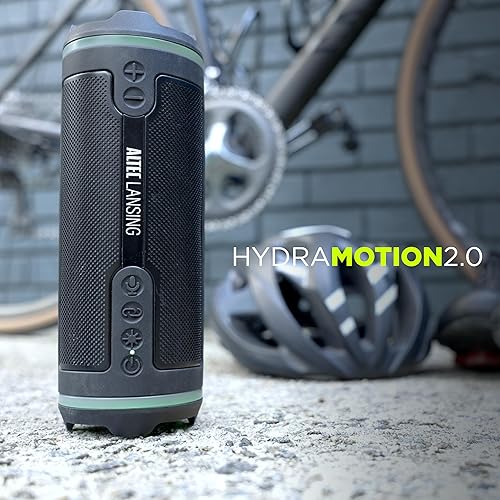 Miniatura 7 de Altec Lansing HydraMOTION - Altavoz Bluetooth inalámbrico 2.0, batería de 16 horas, luces RGB, carga rápida USB-C, Bluetooth impermeable con