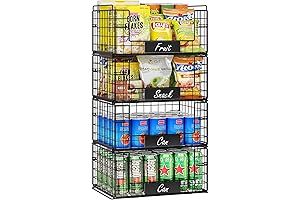 Metal Wire Baskets with Snack Can Fruit