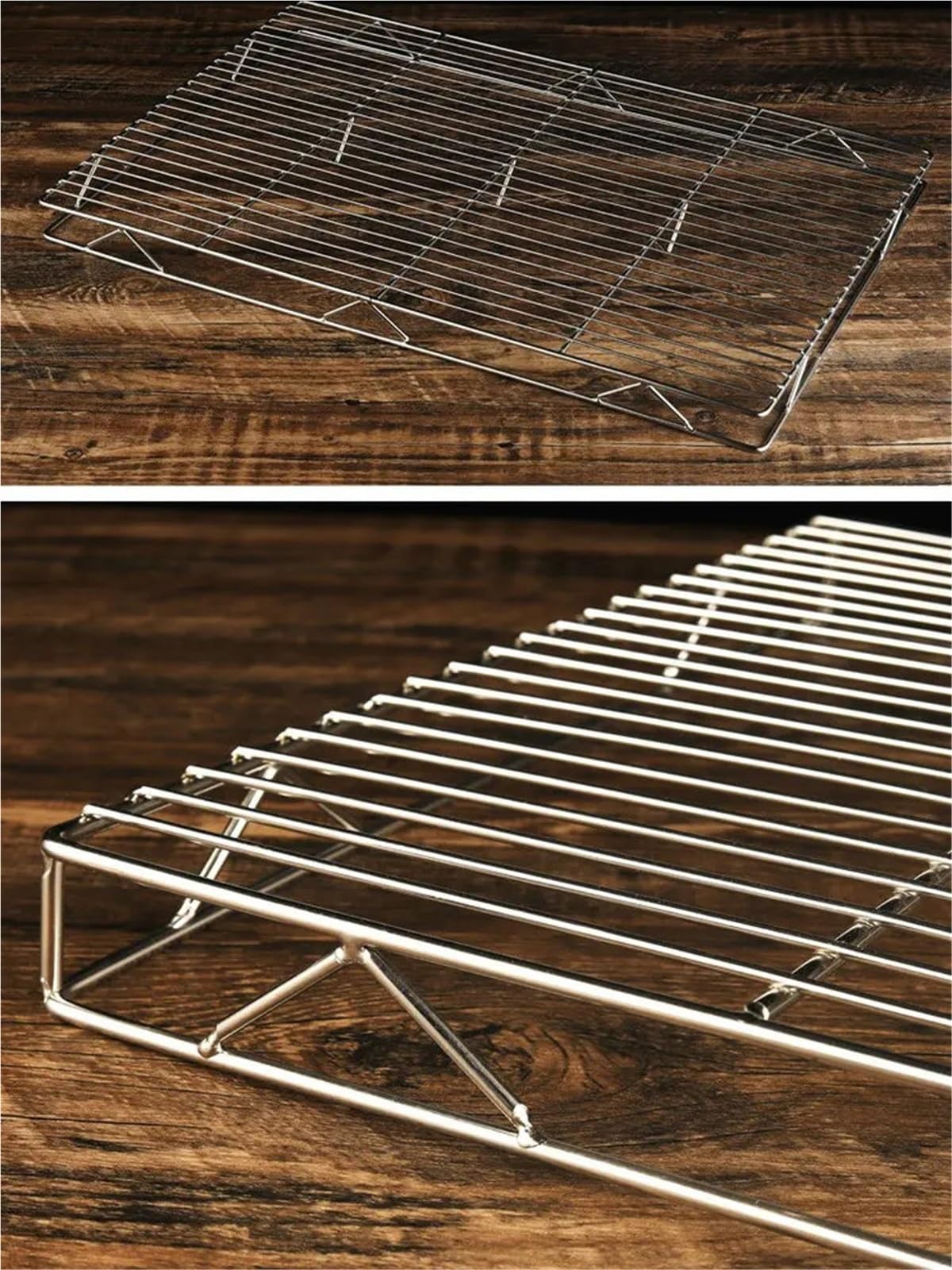 Griglia Portatile Barbecue BBQ rettangolare in acciaio inossidabile 304