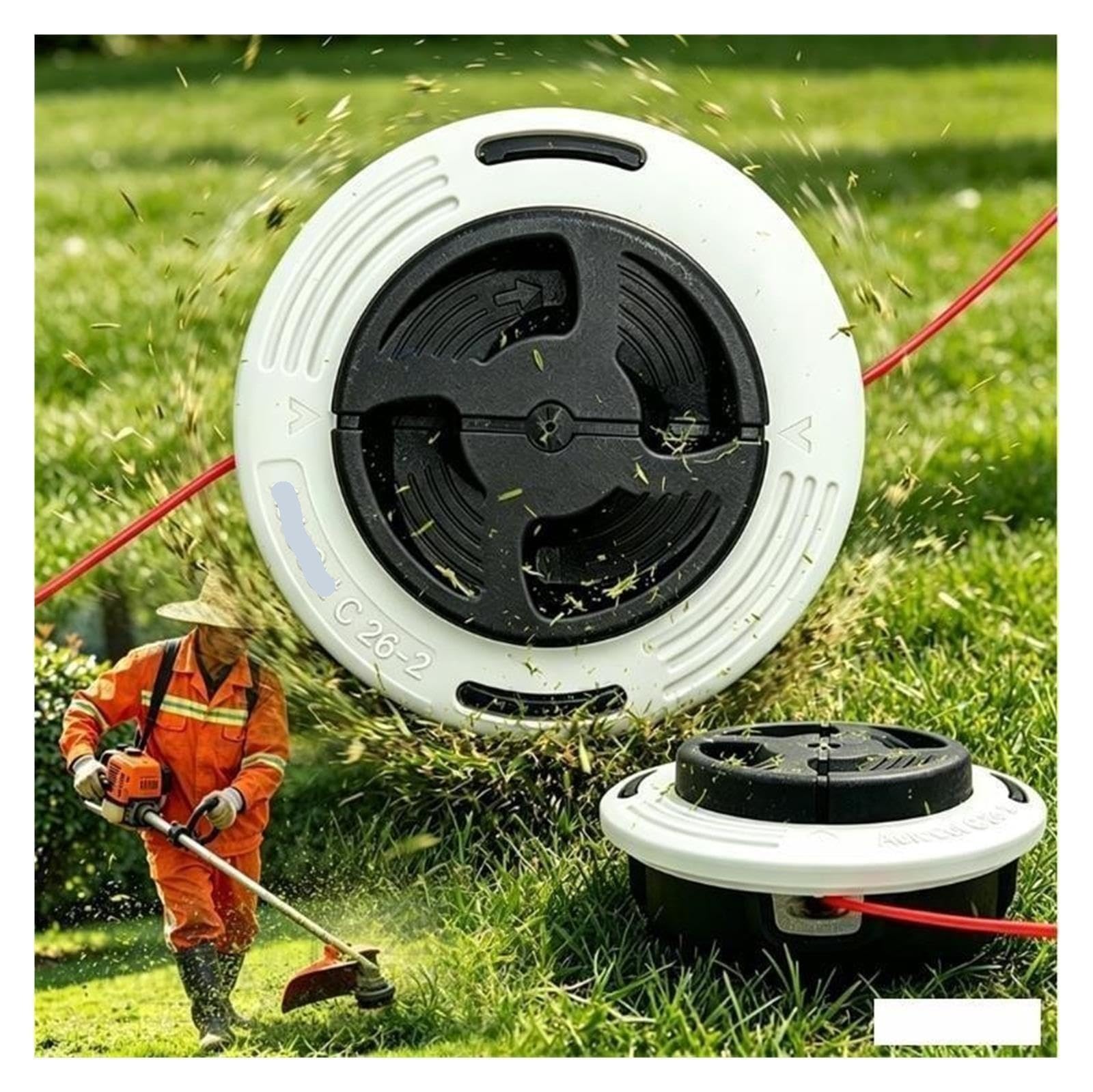Cabezal De Corte Automático M10 * 1 C26-2 for Autocut FS55 FS85 FS90 FS110 FS120 FS130 FS240 FS250 Cabezal De Carrete Weed Eater