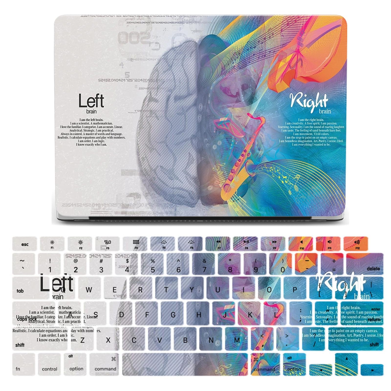 Carcasa MacBook Pro 16 A2780 A3403 rígida acabado mate Brain Case F 6