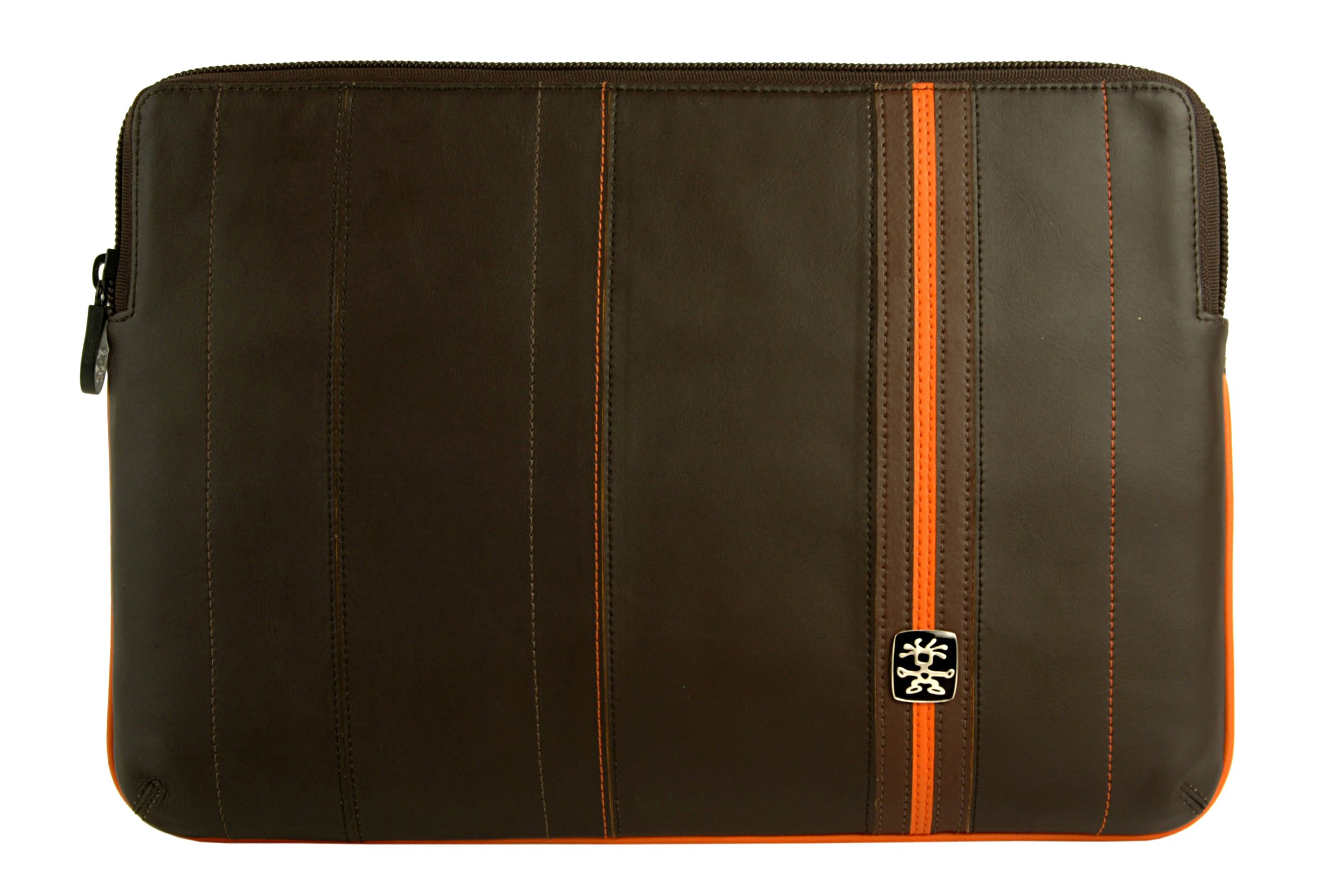Crumpler Le Royale Leather 15" Gimp Laptop Sleeve - Brown/Orange