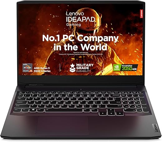 Lenovo IdeaPad Gaming 3 AMD Ryzen 7 5800H 15.6″ (39.62cm) FHD IPS Gaming Laptop (16GB/512GB SSD/6GB NVIDIA RTX 3060/165Hz/Win 11/Office…