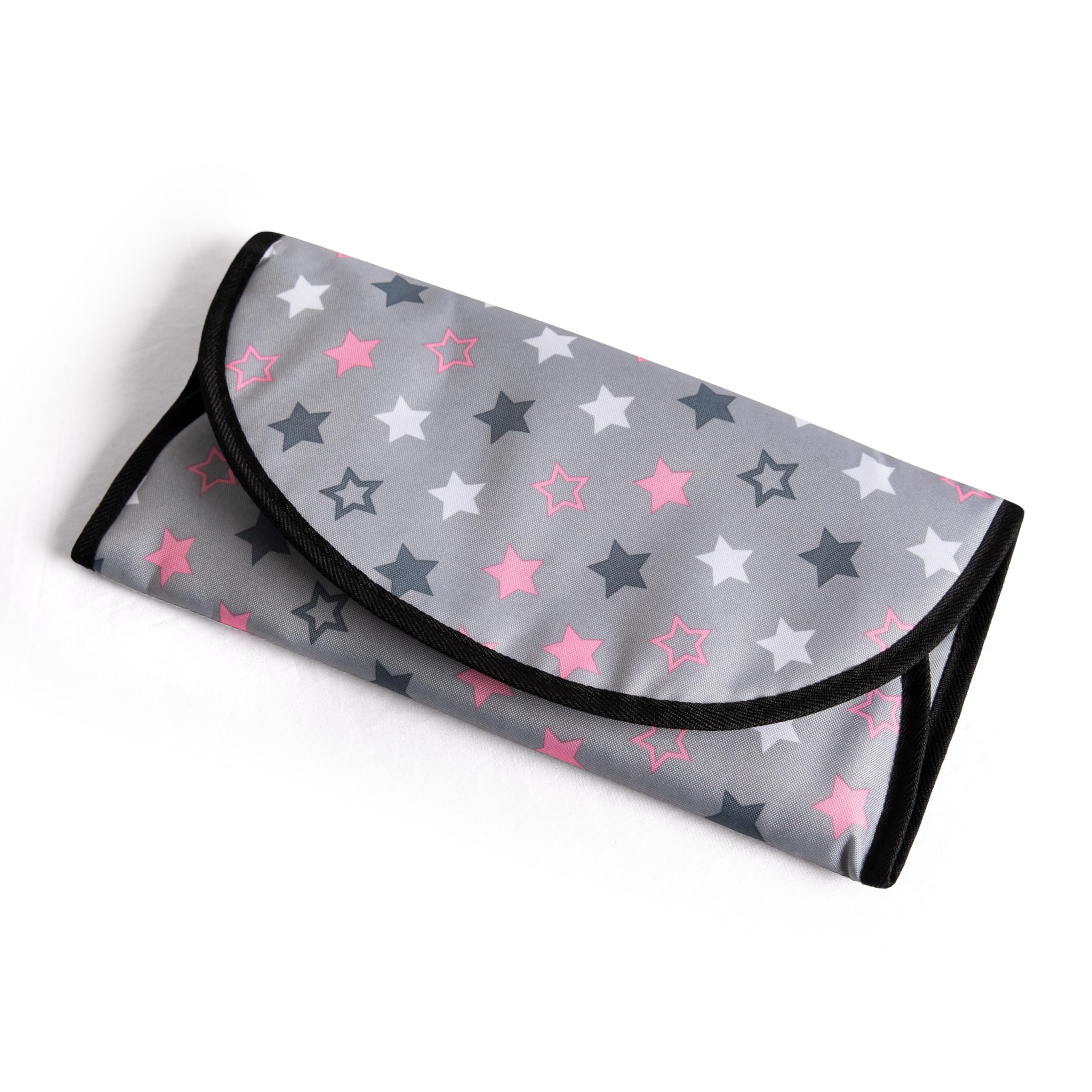 Bayer Design 69007AA Wickeltasche für Puppen, Winkelunterlage, Stoffwindel, Puppenzubehör, Tasche, Grau