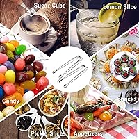 Vista 6 de Juego de 21 cuchillos esparcidores, cuchillo esparcidor de mantequilla de queso, cuchillo cortador de queso, hoja de acero inoxidable con asas