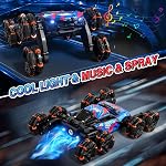 8WD Gesture Sensing RC Stunt Car with Spray & Light & Music for Kids Age 6-8-13, Spider Hand Remote Control Car 2.4Ghz Double-Sided Climbing Drift RC Car Toys Birthday Gift for Boys