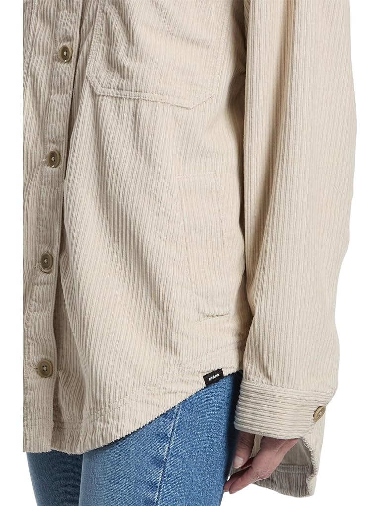 Beige Prana Annie's Canyon Cord Shacket