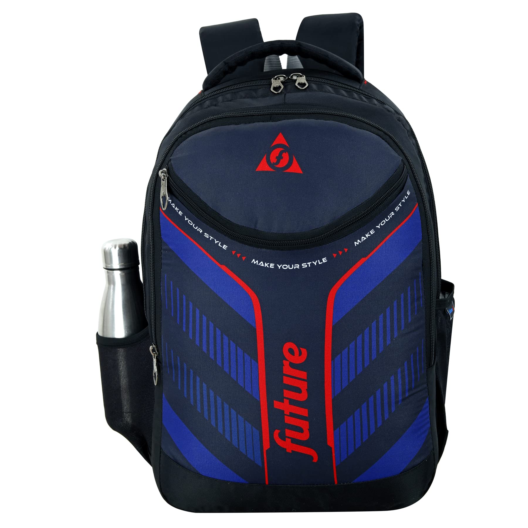 Future Iconic Waterproof 26L Laptop Backpack Bag | 18-Inch Laptop Compartment | Office, School, Travel, & Business | Organizer Pocket | For Men & Women (Boys & Girls) | Blue (Unisex) (B0BV39XZH2) Amazon Price History, Amazon Price Tracker