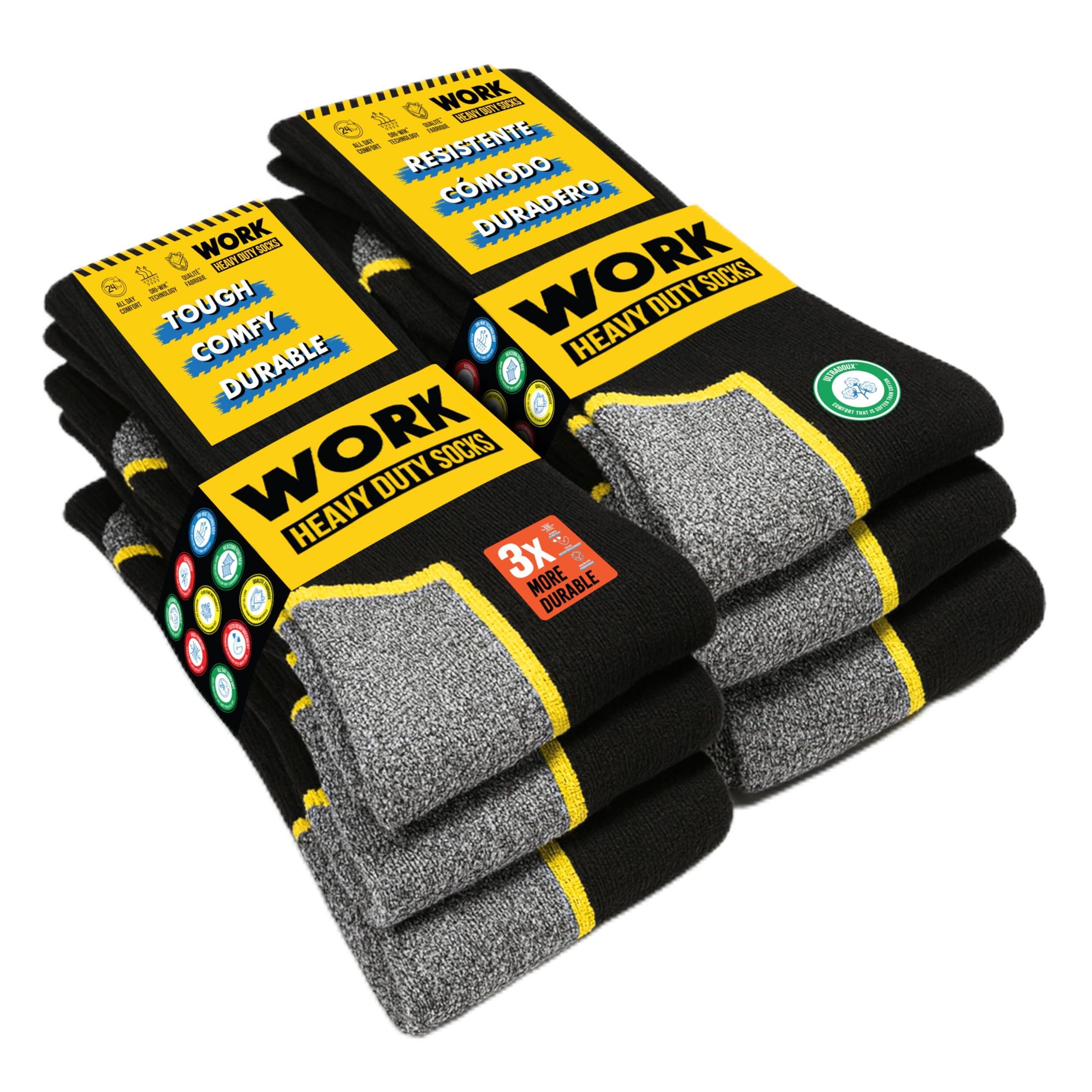 SOXCO WORK Socks for Men Crew Length