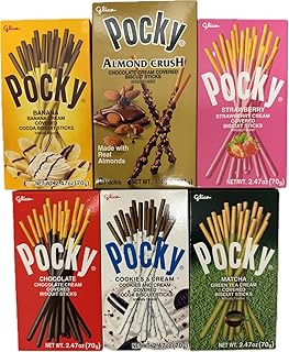 Pocky Sticks Japanese Snacks Variety Pack Asian Snacks Poky Sticks Straw...