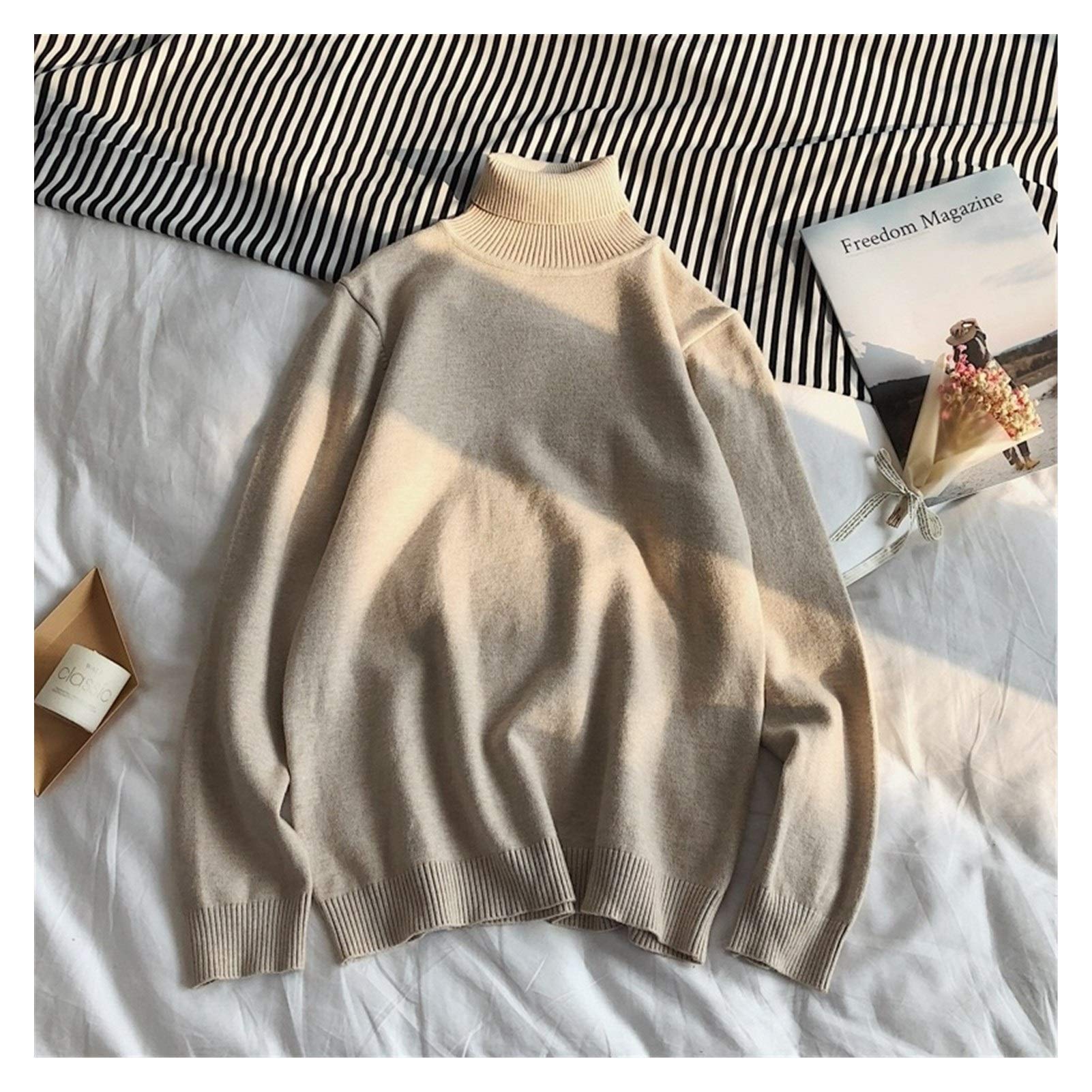 Męski golf wąski sweter zimowy sweter para sweter świąteczny sweter kolorowy damska odzież dzianinowa