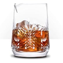Pina Barware Seamless Hand Cut Mixing Glass - 700mL / 24oz - Professional Bartending Commercial Glassware