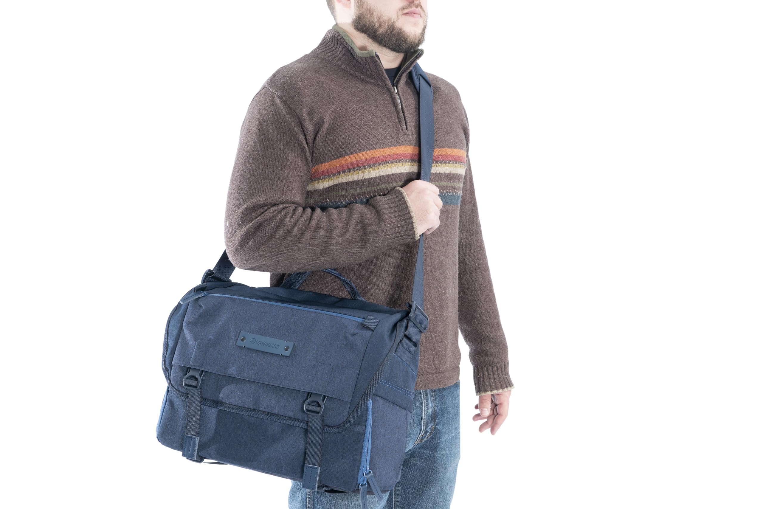 Vanguard VEO RANGE38 NV torba kurierska do aparatu DSLR lub lustrzanego/CCC, granatowa