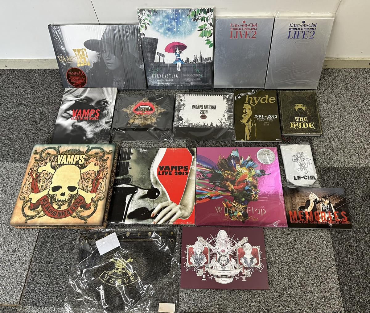 L'Arc～en～Ciel、HYDE、VAMPS関連グッズ
