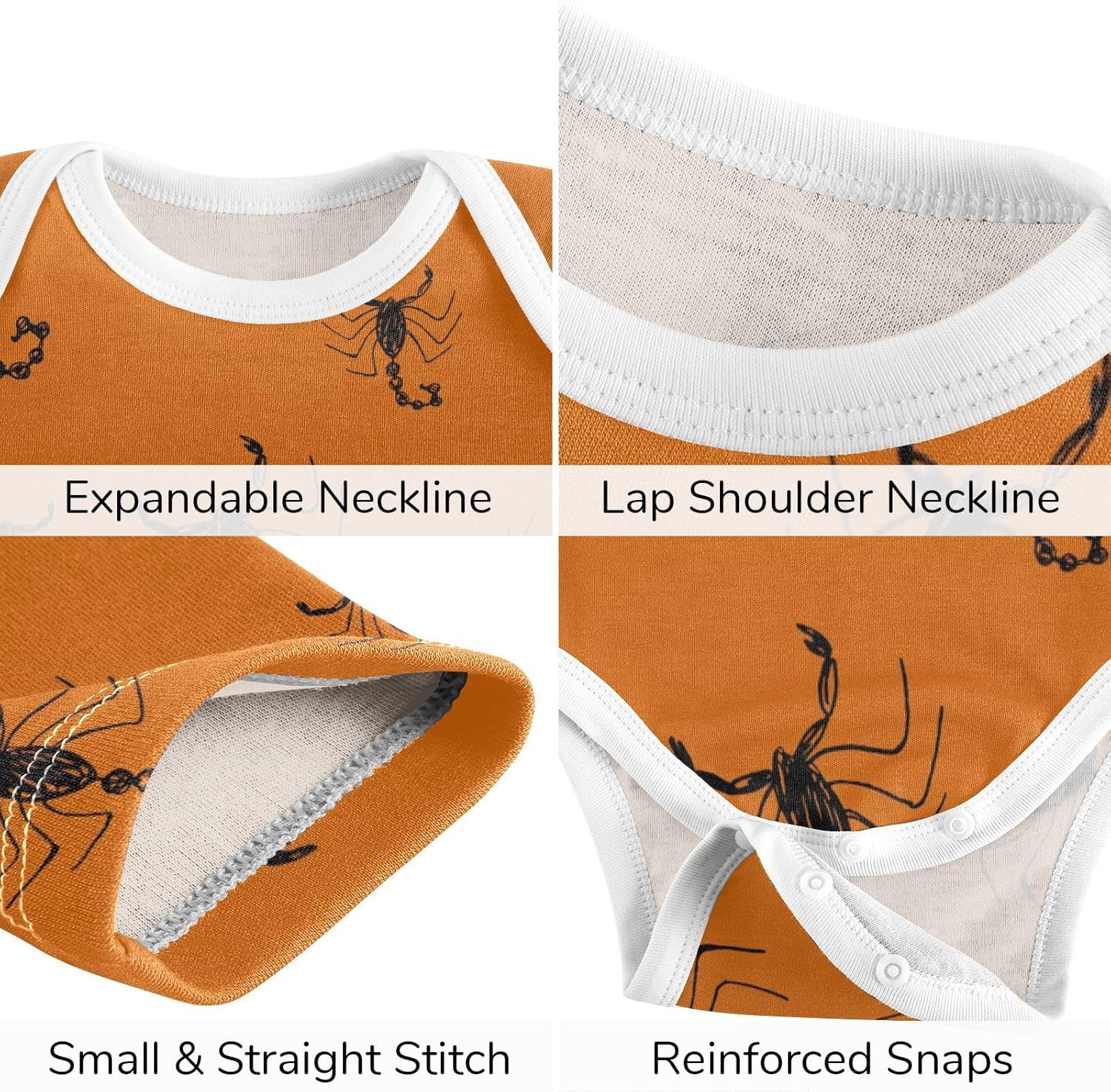vvfelixl Baby Bodysuits Pants Sets English Bulldog Long Sleeve Baby Clothes for Boys Girls 0-24M