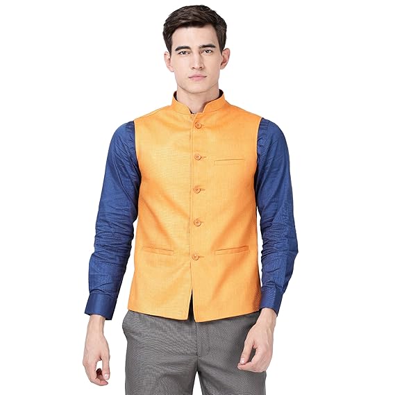 modi jacket orange colour