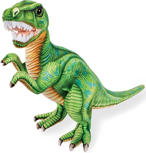 Peluche T Rex de 22.5 pulgadas, juguetes de peluche realistas de dinosaurio, lindo peluche de dinosaurio, animal de peluche de dinosaurio de Peluche T Rex de 22.5 pulgadas, juguetes de peluche realistas de dinosaurio, lindo peluche de dinosaurio, animal de peluche de dinosaurio de