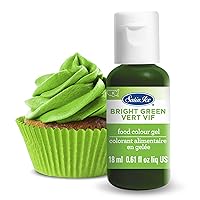 Vista 1 de Gel de colorante alimentario Satin Ice, botella de 0.61 fl oz, verde brillante