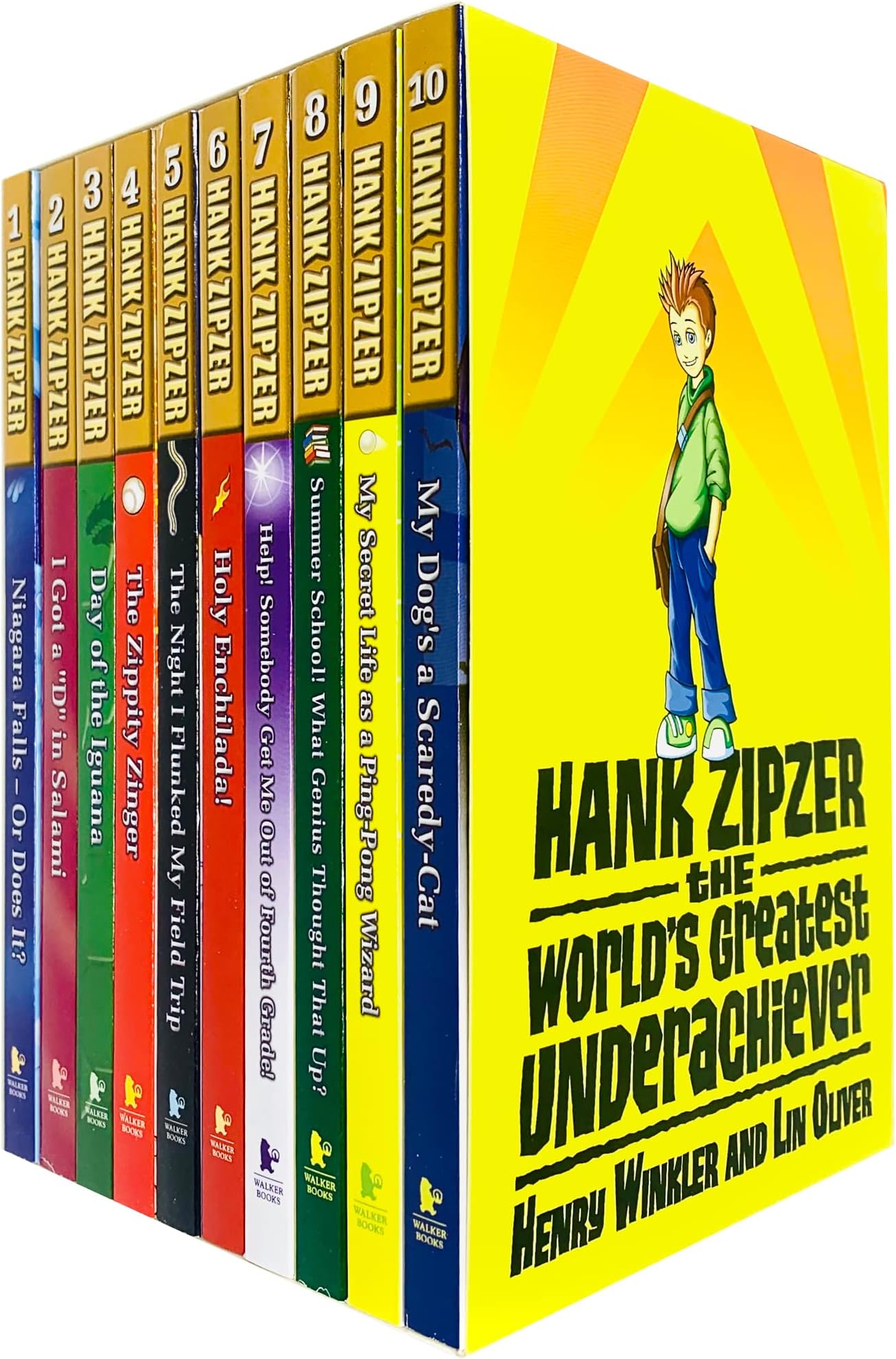 Hank Zipzer Collection 10 Books Set Pack Henry Winkler And Lin Oliver