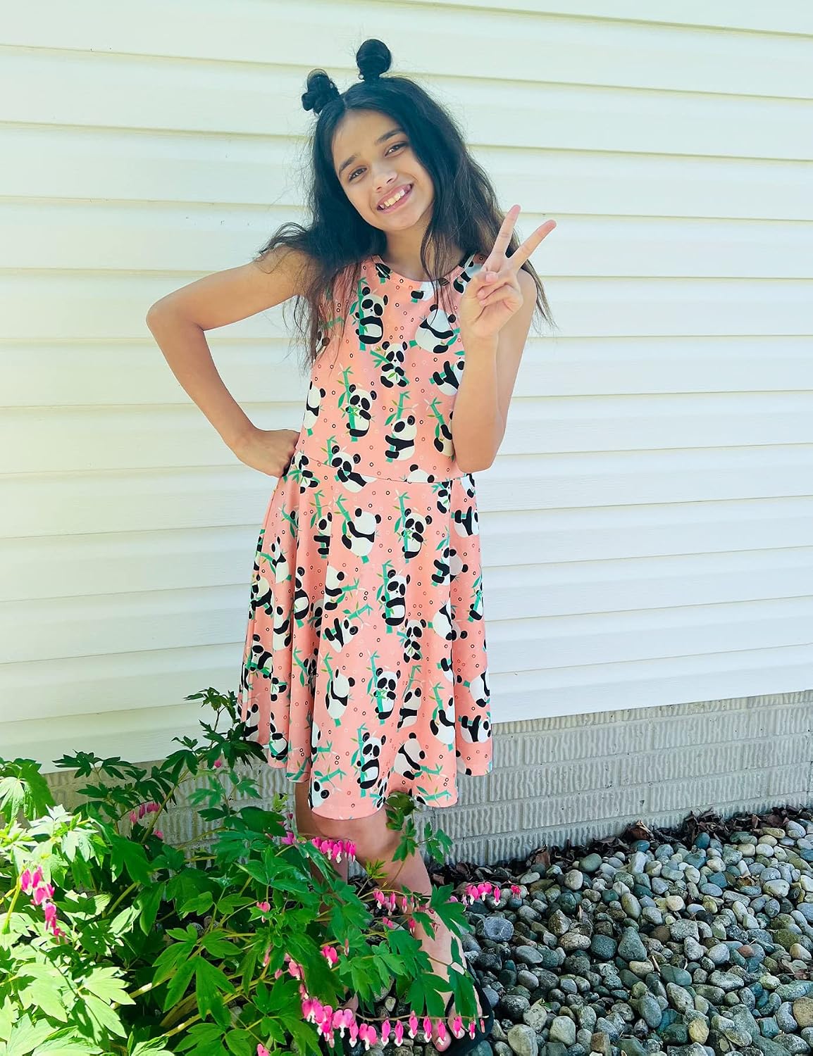 BFUSTYLE Girls Dress Sleeveless Casual Floral Sundress for Girl 4-15 Years image 5