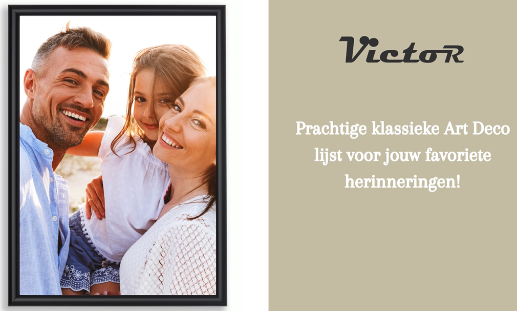 Victor Fotolijst 'David' Bruin 13x18 cm - Staaf
