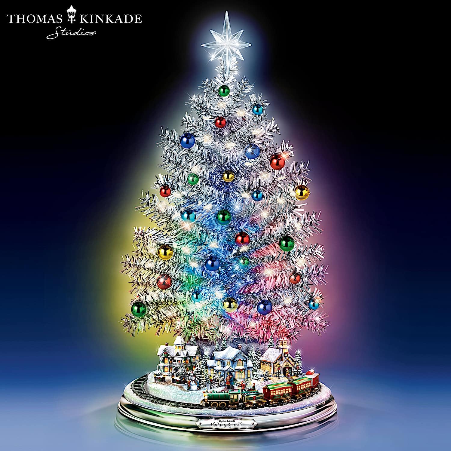 Amazon.com: The Bradford Exchange Thomas Kinkade Silver Blessings