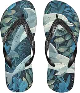 Amazon.com | Kigai Cute Dolphin Unisex Flip Flop Sandals