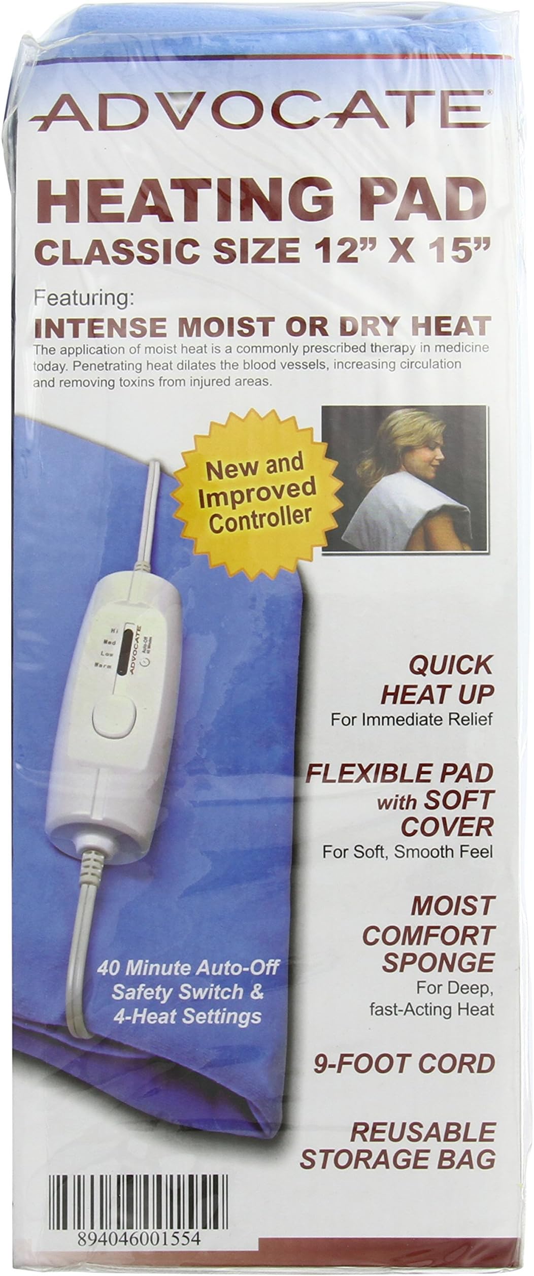 Conair Moist KingSize Heating Pad with Automatic Off