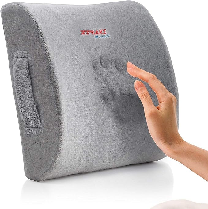 Lumbar Pillow Back Pain Support Seat Cushion For Car or