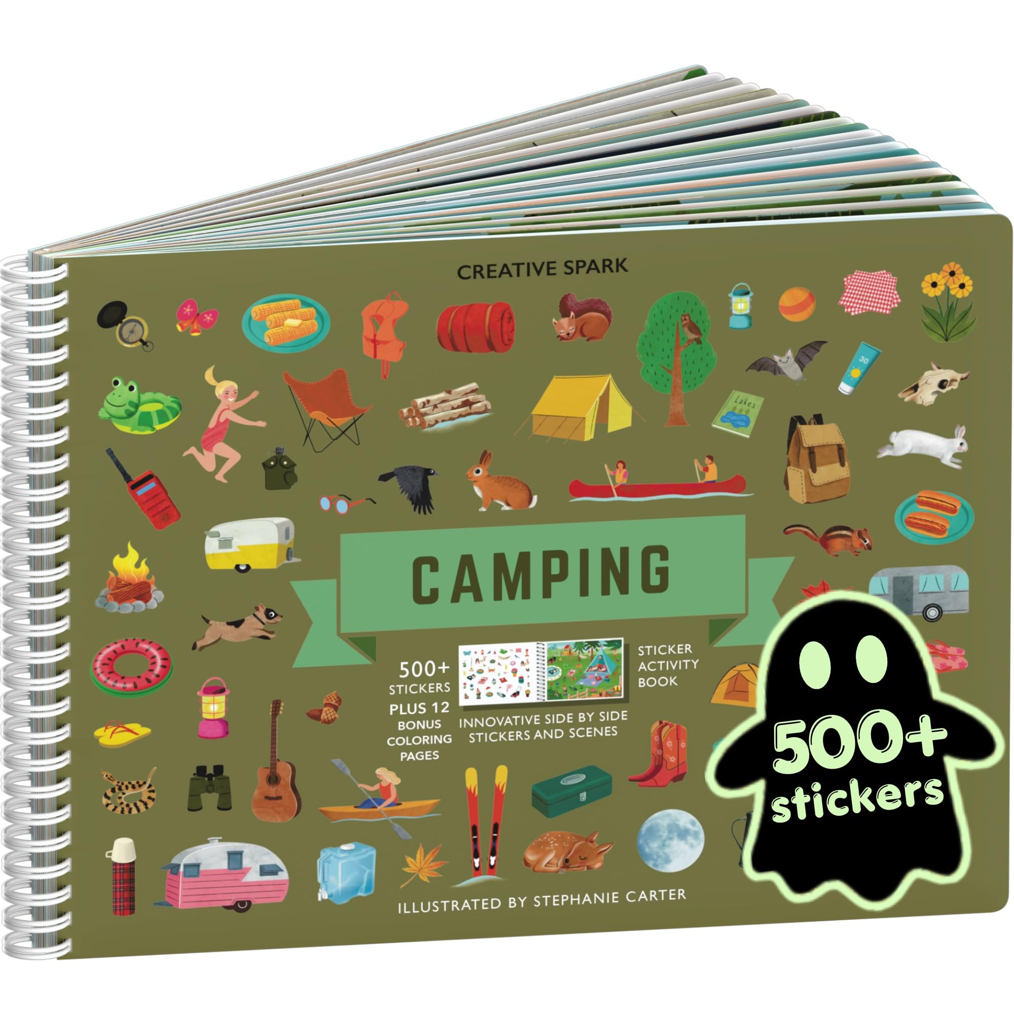 Cupkin Camping Coloring &amp; Sticker Activity Book | 500+ Stickers