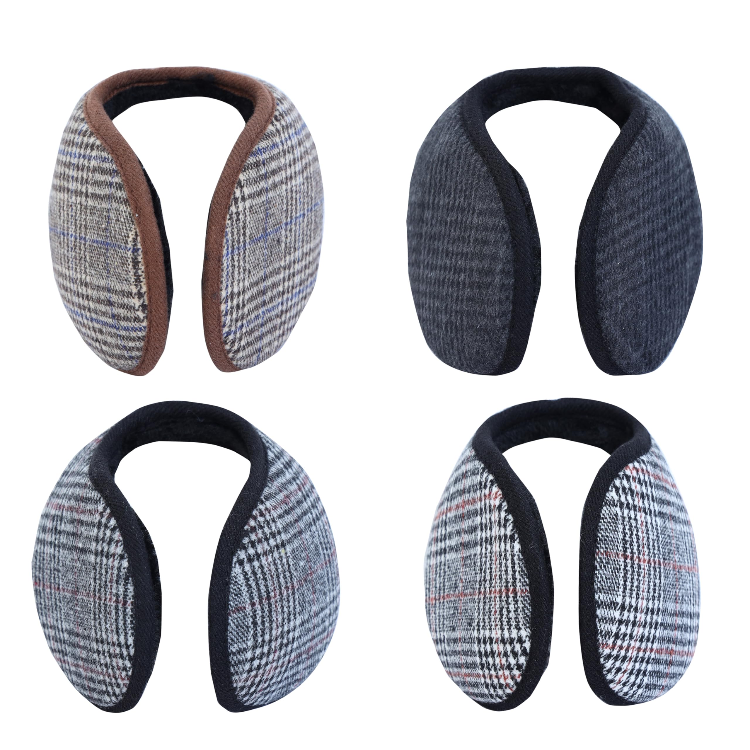 Winter Outdoor Ear Muffs/Warmer for Men and Women for protection from Cold, Value Combo Pack of 4 & 8-image-20