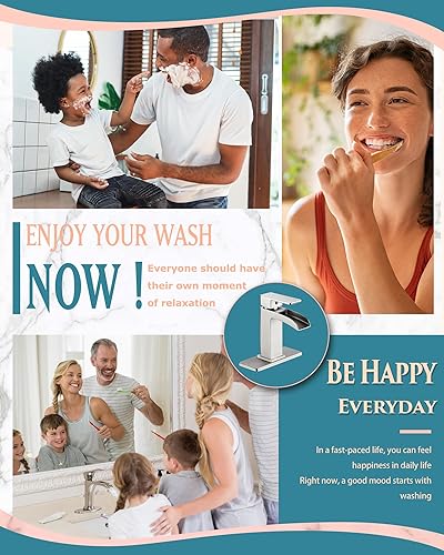 Miniatura 7 de 1 grifo de baño de latón de instalación en 5 minutos, cascada de un solo agujero, fácil de manejar, para bañotocador, caravana, 5.9 pulgadas de