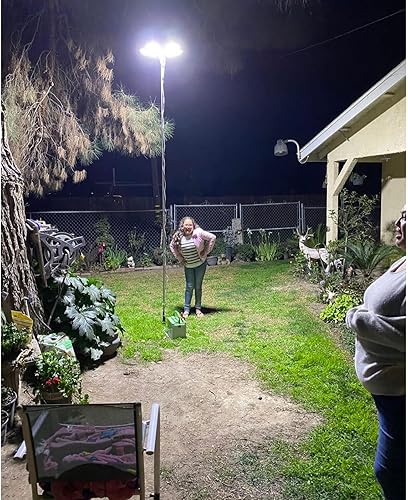 Miniatura 7 de CONPEX 25000lm LED telescópica camping luces portátil al aire libre camping luz telescópica luz de pesca en la noche luz de inundación luz de