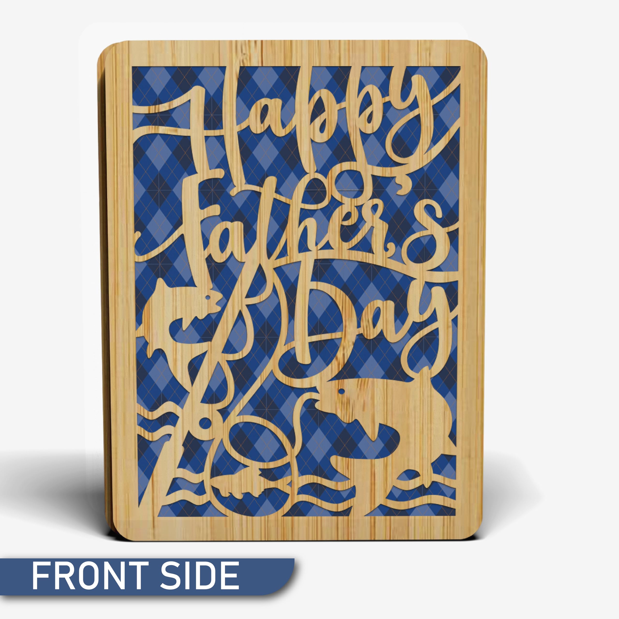 AGAPE LOVE CARDS Fathers Day Card - Fishing Themed Greeting Card For Dad - View #11