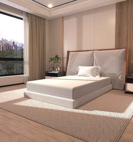 Miniatura 6 de Dkeli Colchón de tamaño matrimonial, colchón de espuma viscoelástica de gel de 8 pulgadas para sueño fresco y alivio de presión, colchón de firmeza