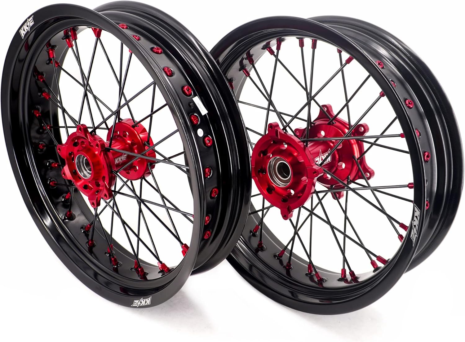 KKE 3.5/4.25x17'' Supermoto Wheels Fit For HONDA CRF250R CRF450R 2013-2026 CRF450RL/CRF450L/CRF450RX 2019-2026 Street Bike Rims Set