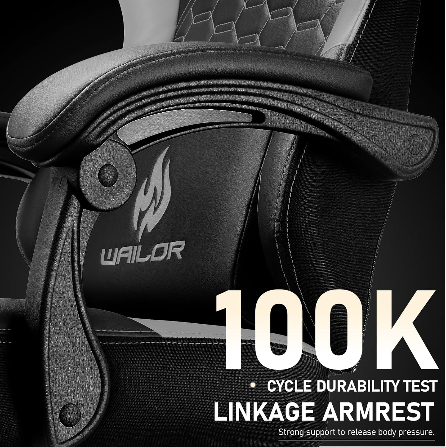 816k7CwjY7L._AC_SL1500_ Gaming Chair with Massage and Packet Spring Cushion,Ergonomic Gamer Chairs for Adults with Footrest 300lbs,High Back Gamer Leather Chair with Headrest and Lumbar Support