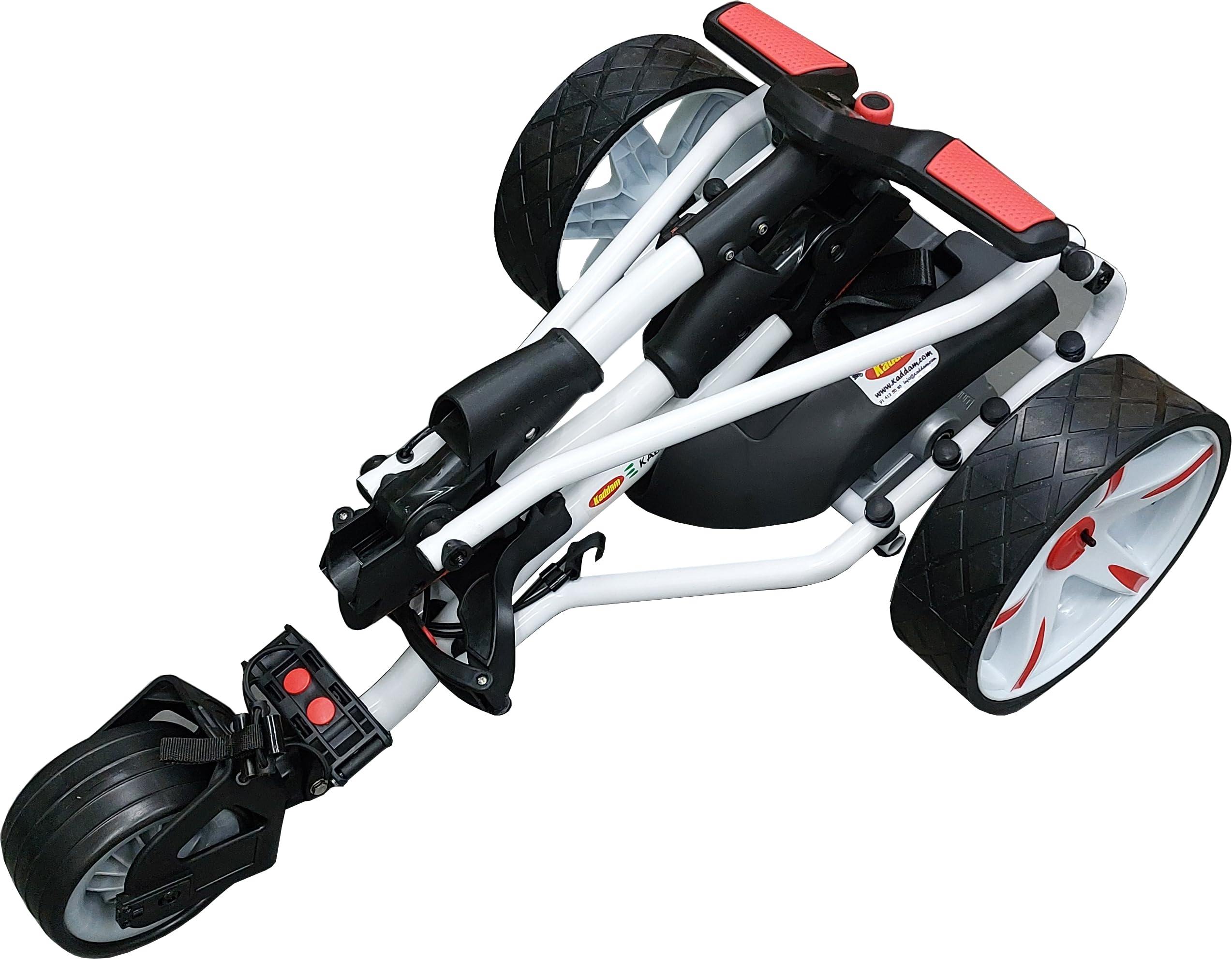 Eco. Doble Plegado + BATERIA Litio Carro de Golf eléctrico Español