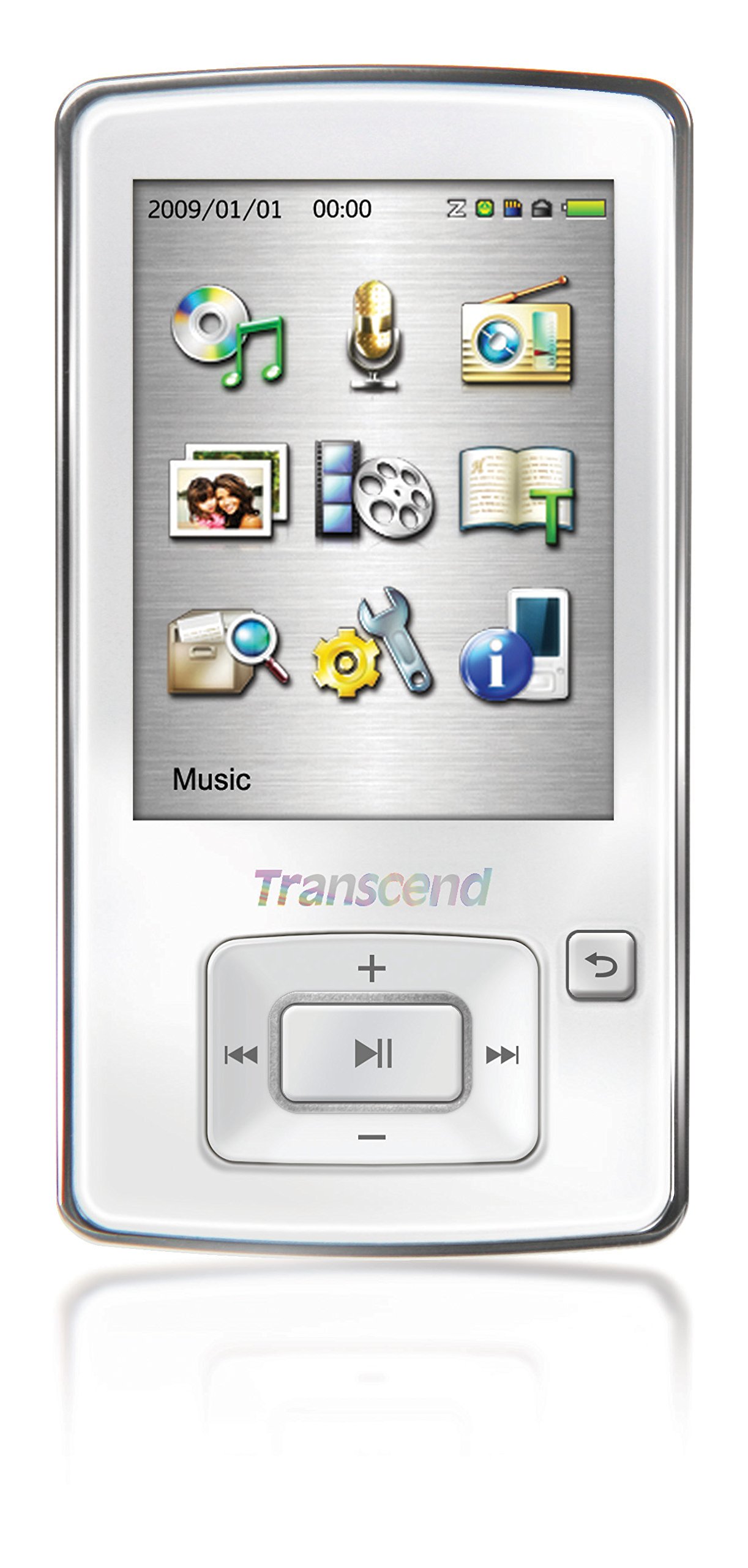 Amazon.co.jp: Transcend MP3プレーヤー MP870 8GB ホワイト